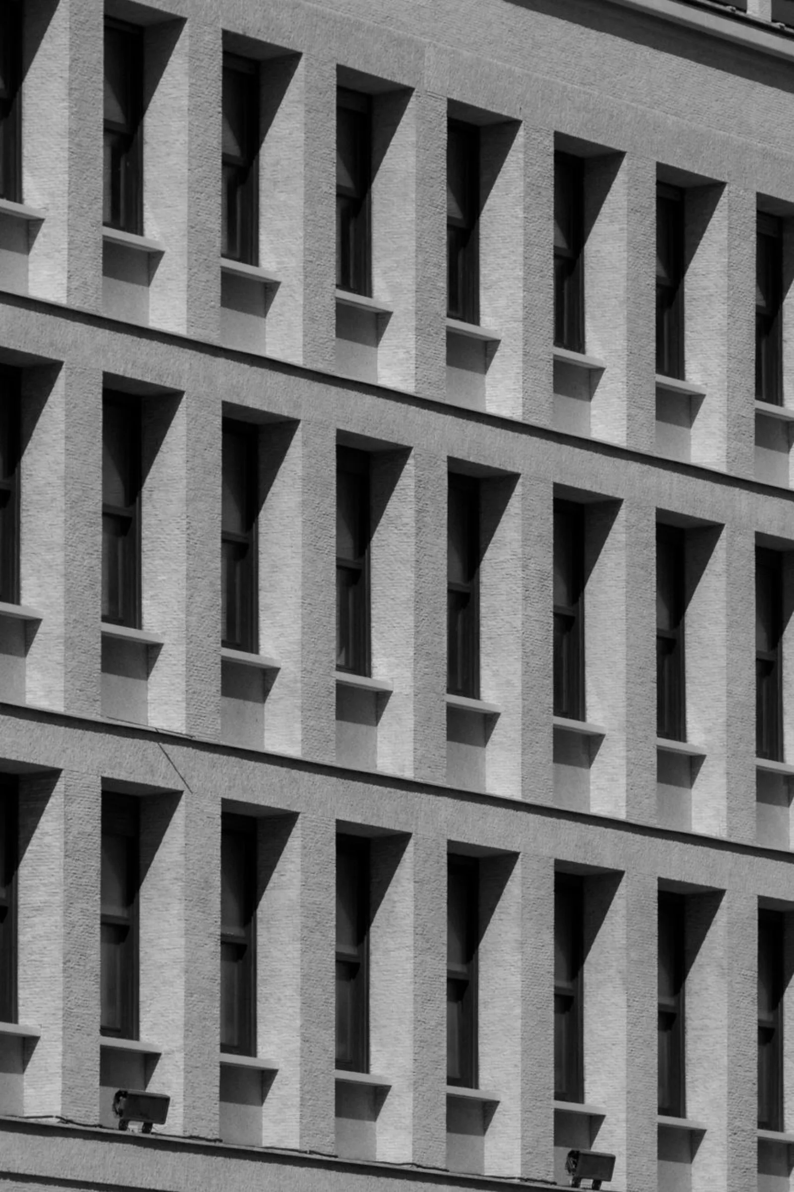 Fassade mit Lisenen: Senkrechte, die tragen.